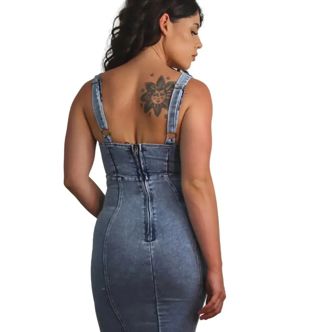 Ladies Denim Dress