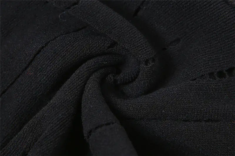 On My Blocked List Distressed Tights