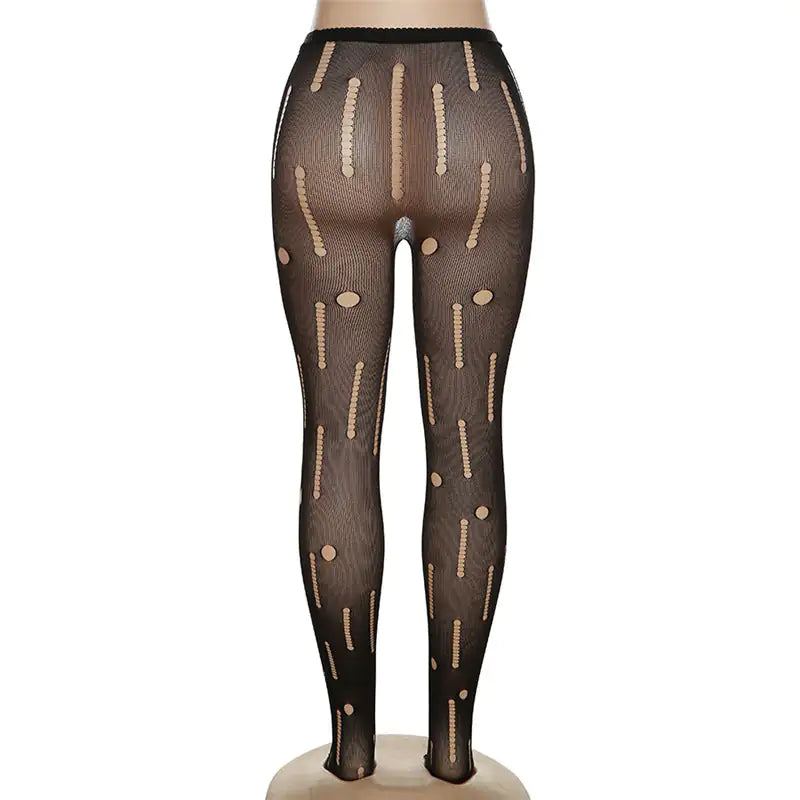 On My Blocked List Distressed Tights