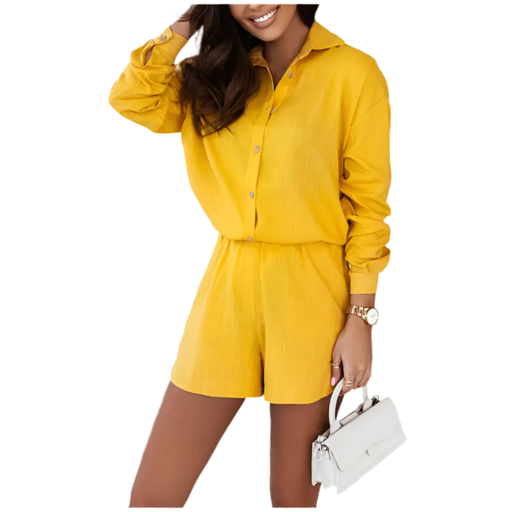 Matching Spring Set Shorts and Shirt Set
