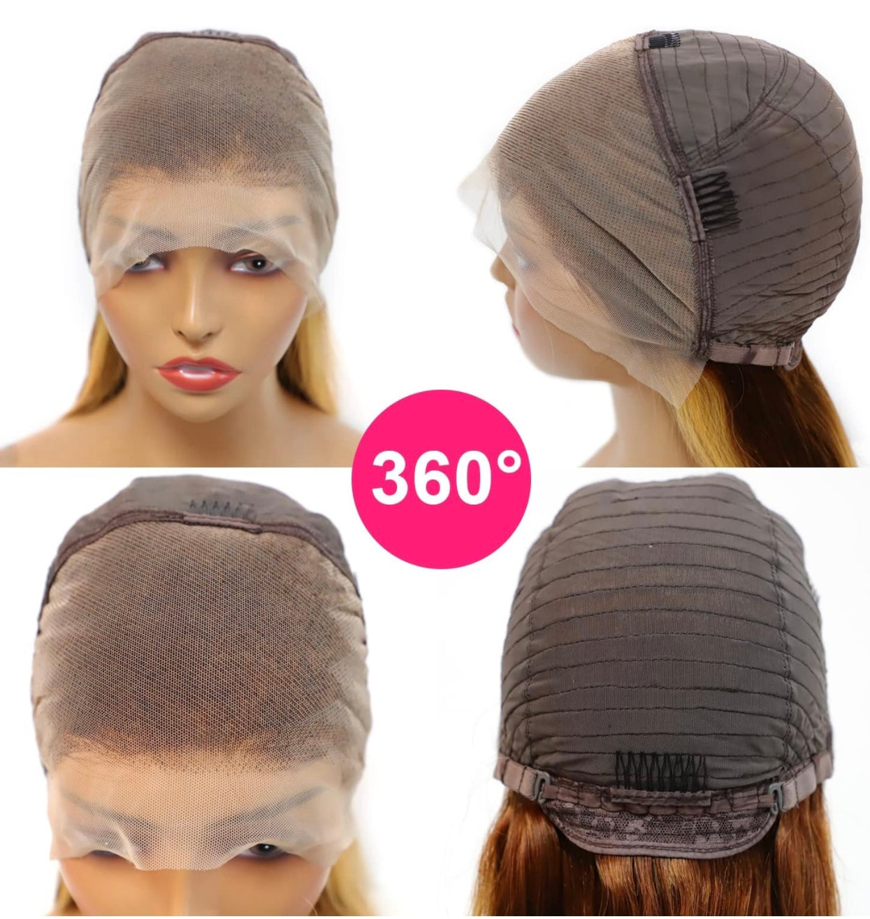 Color Me’ Badd & Short 360 Glue-less Wig