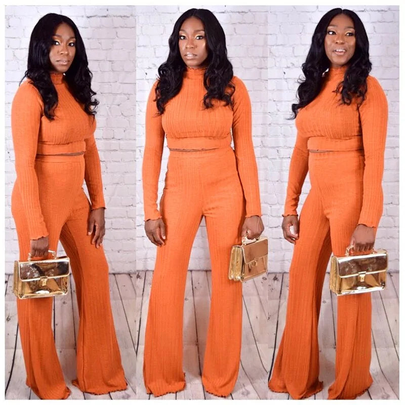 Women's 2-Piece Flare Matching Set