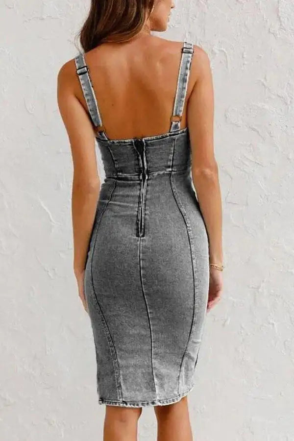 Ladies Denim Dress