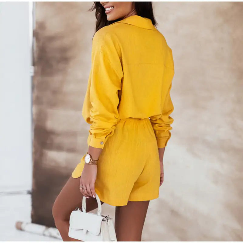 Matching Spring Set Shorts and Shirt Set