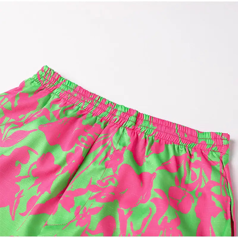 Matching Spring Set Shorts and Shirt Set