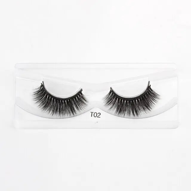 New 1/3Pairs Magnetic Eyelashes False Lashes