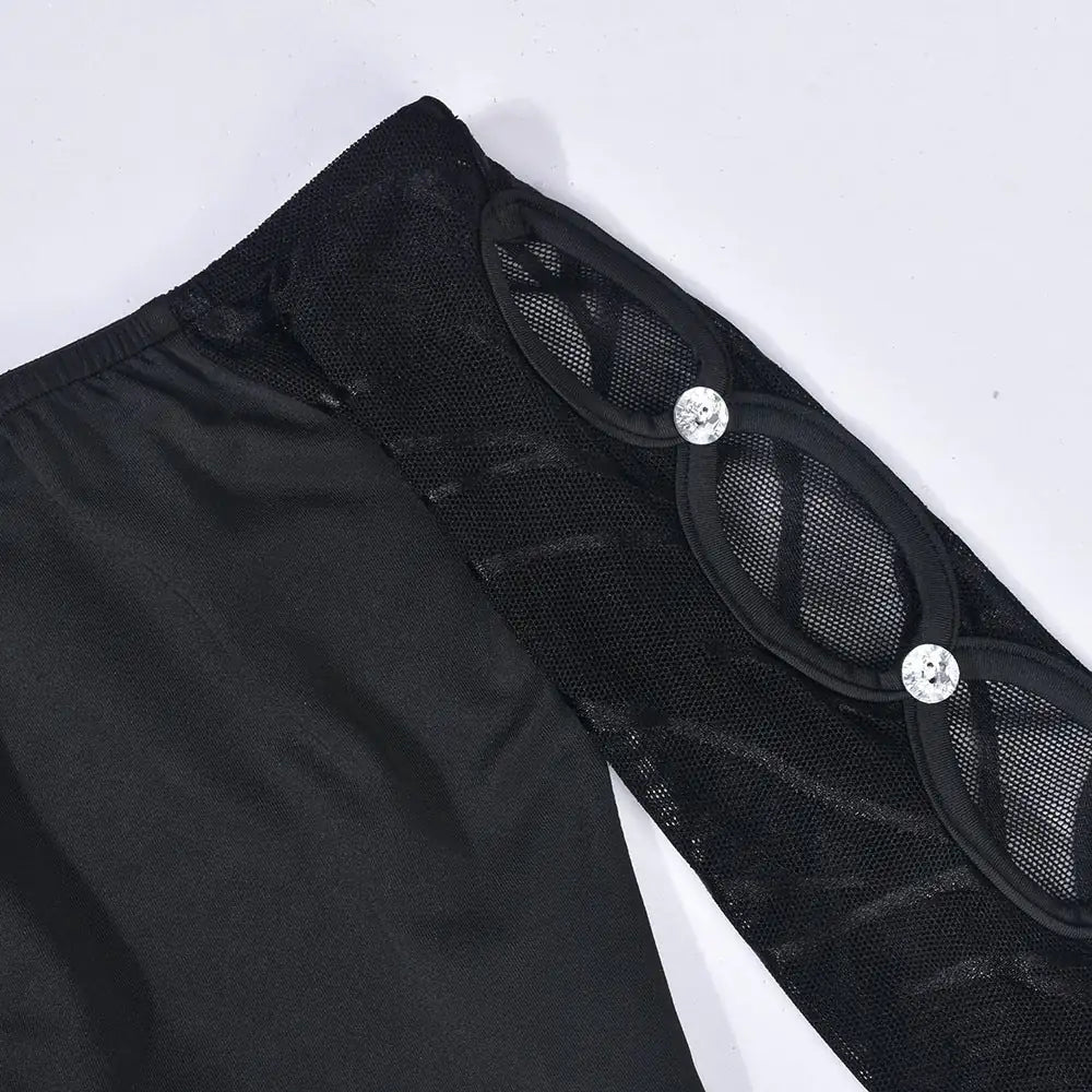 Mariana Cutout Mesh Pant Set