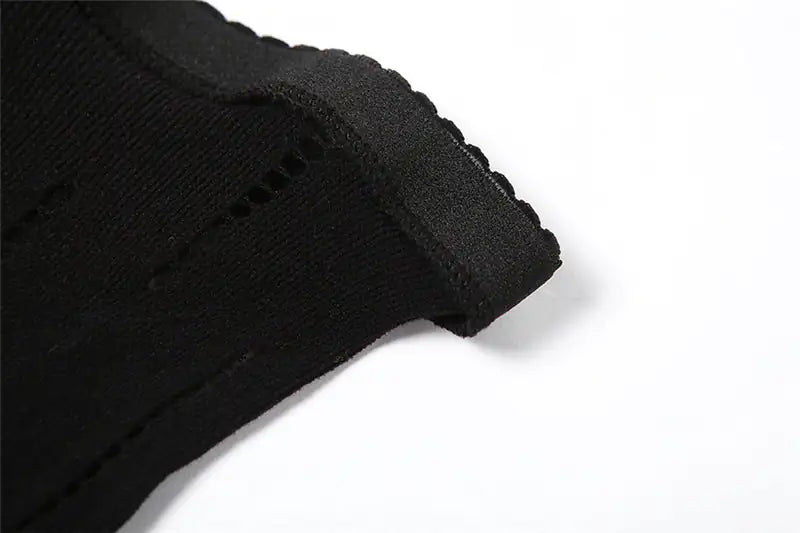 On My Blocked List Distressed Tights
