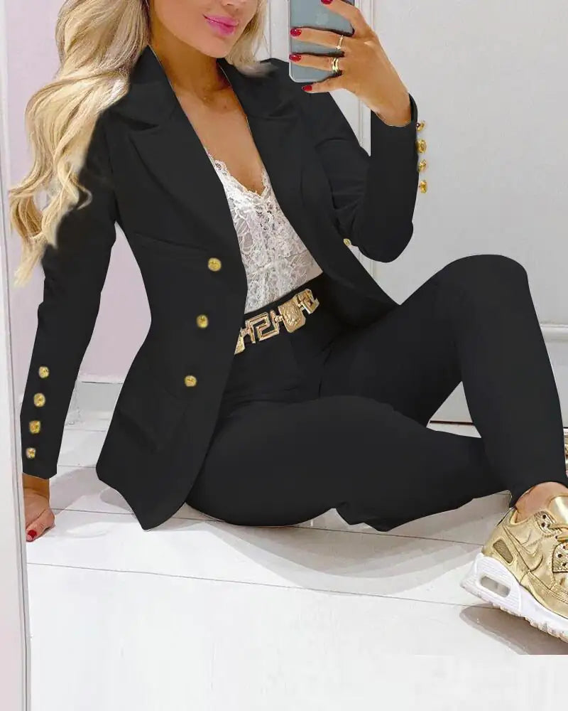 Women's  Blazers and Pant Matching Set