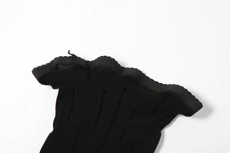 On My Blocked List Distressed Tights