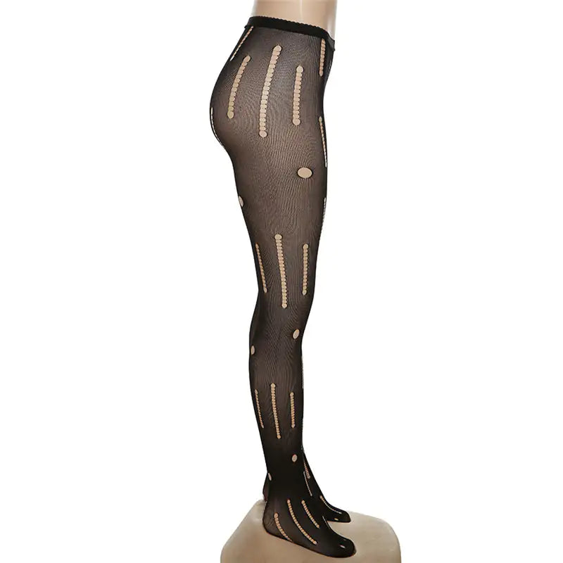 On My Blocked List Distressed Tights
