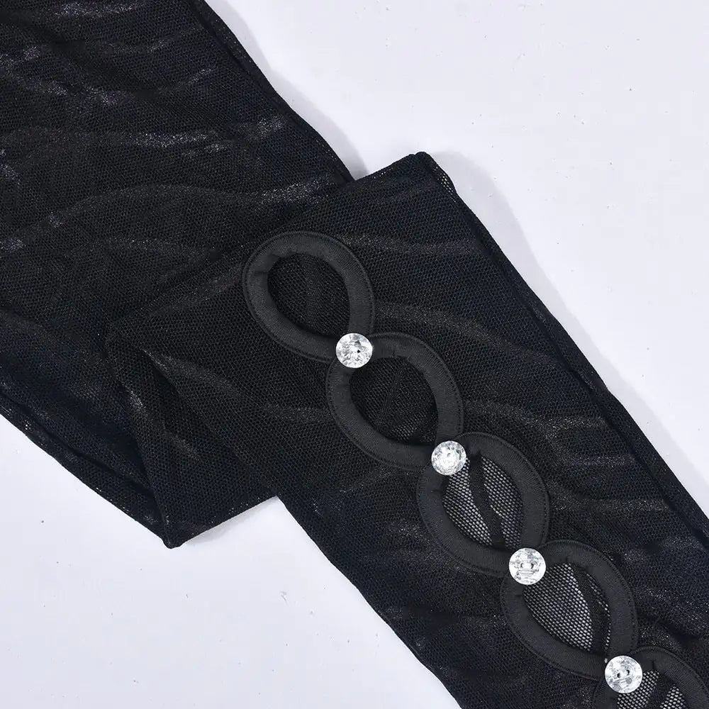 Mariana Cutout Mesh Pant Set