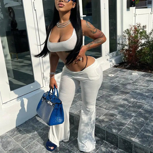 Women Flare Leg Leggings