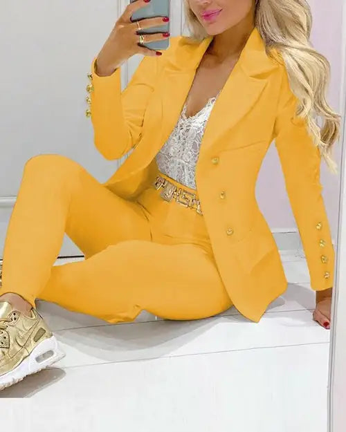 Women's  Blazers and Pant Matching Set