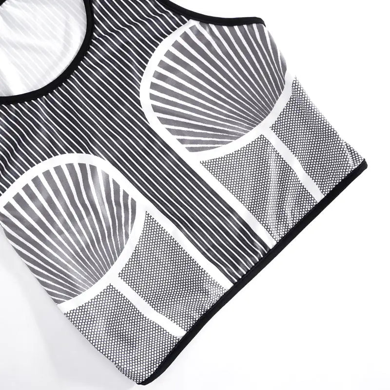 Women’s Crop Top Biker Short Set