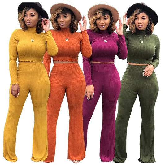 Women's 2-Piece Flare Matching Set