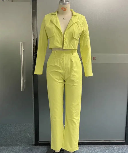 Casual Women Matching Two-Piece Set
