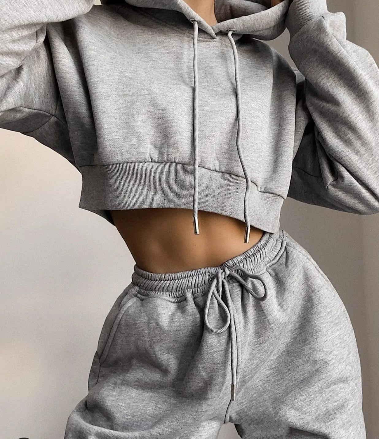 2 Piece Set Sweatsuits Women's Sweatshirt and Sweatpants
